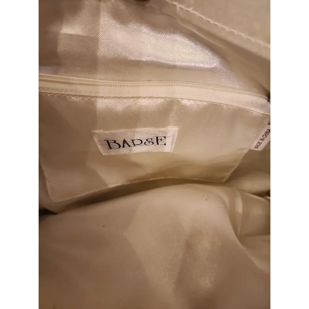 Barse‎ Womens Fully Beaded Square-hand Bag